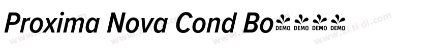 Proxima Nova Cond Bo字体转换